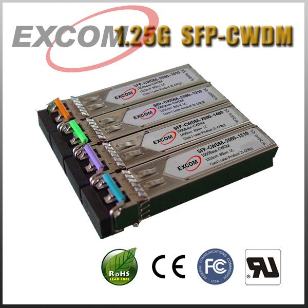 Sell SFP DWDM transceiver module 1.25G SMF LC Wavelength ITU-T G.692 DWDM