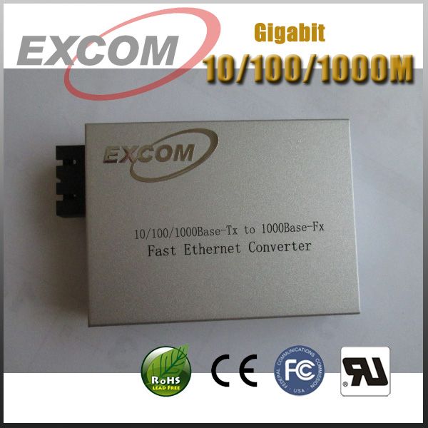 Sell Gigabit fibe optic media converter 10/100Base-TX to 100Base-FX MM 850nm 0.5km