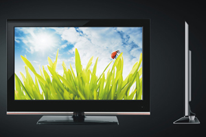 LCD TV with HDMI/USB/internet/SCART/VGA/YPBPAR/DVB-T