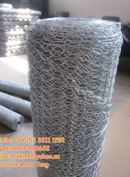 galvanized wire mesh.hexagonal wire, animal cage