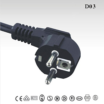 VDE Power Cord (RoHS Compliant)