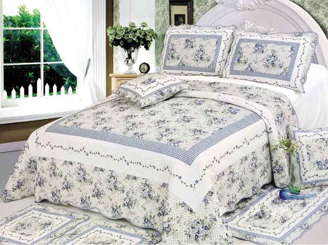quilts and bedspread