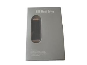 larger silver box with window  USB