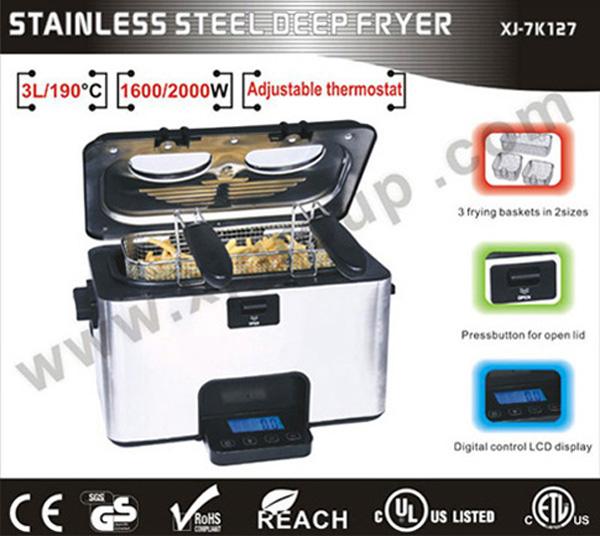 Digital Stainless Steel Deep Fryer