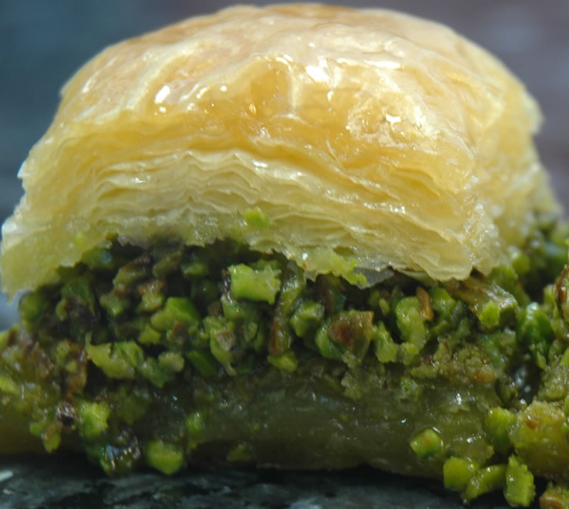 Shock! Pistachio and Walnut Baklava and varieties