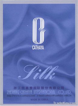 100% Silk Satin Blue Cathaya Brand