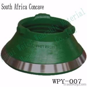 high manganese and chrome cone crusher spare parts-mantle, concave