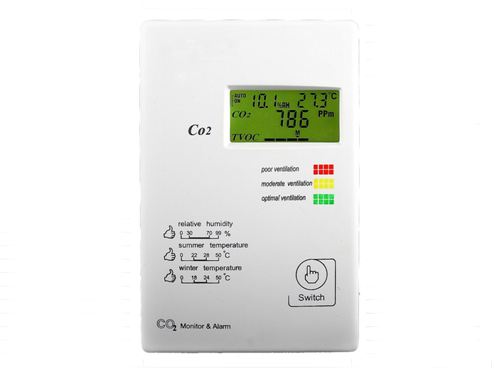CO2+VOCs Monitor/Alarm