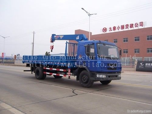 6.3ton truck-mounted hydraulic cranes&telescopic boom & knuckle boom