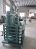Dielectric oil filtration system for power stations, electric lines
