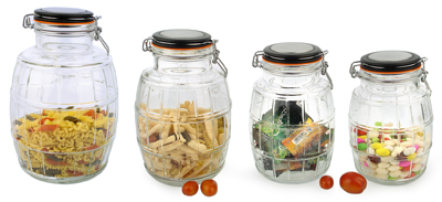 Glass Cannister Jar set