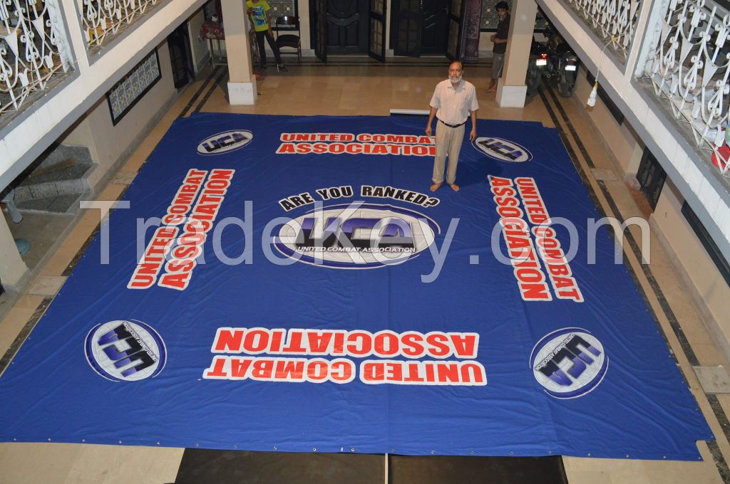 boxing wrestling canvas mat cover