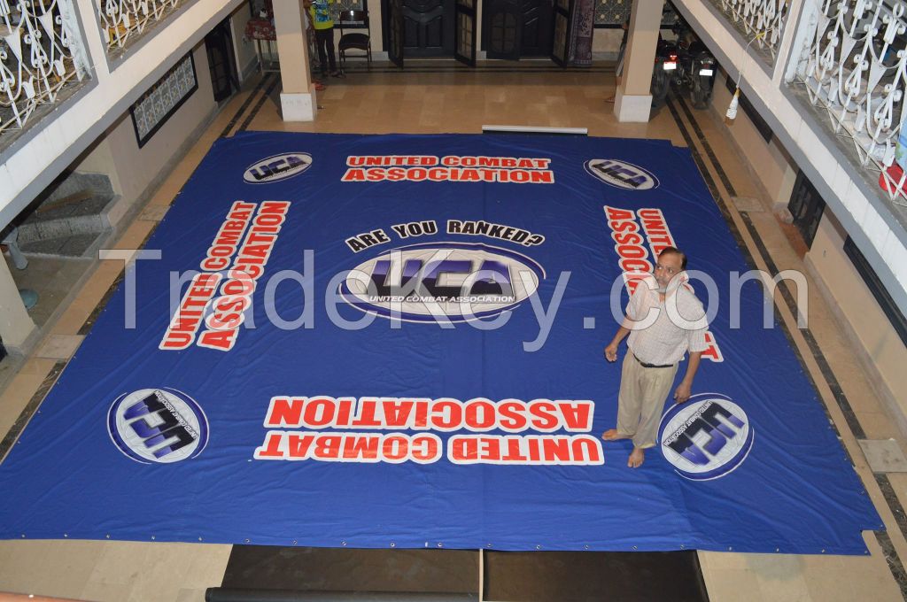 boxing wrestling canvas mat cover