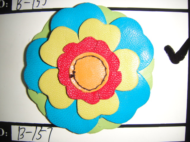 leather flower