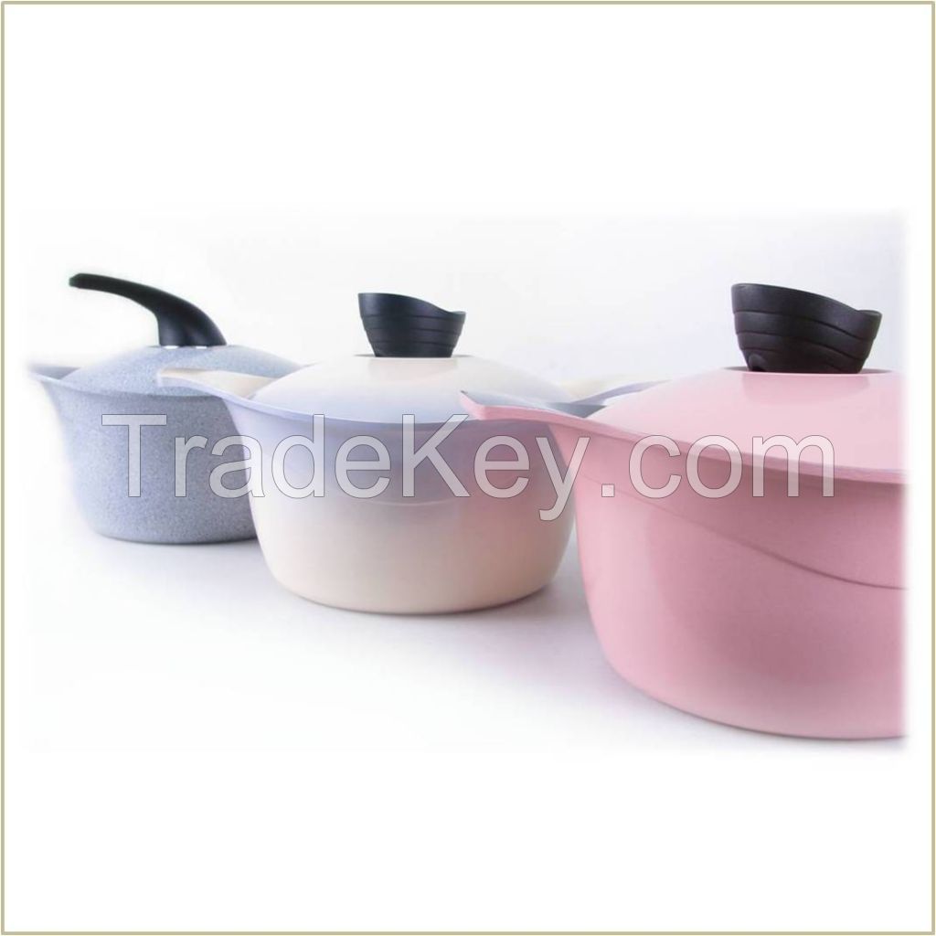 Cast Aluminum Ceramic Coating Cookware Set