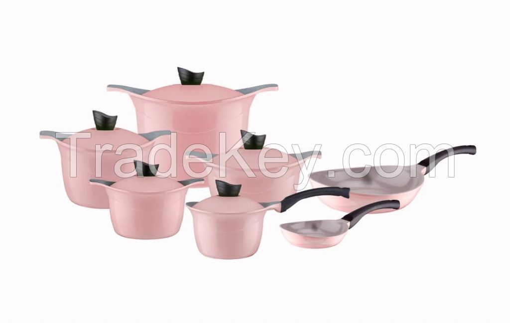 Cast Aluminum Ceramic Coating Cookware