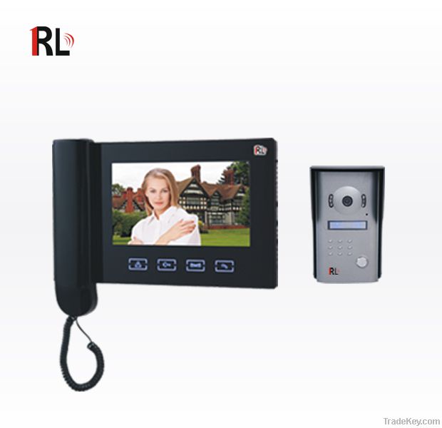 Two-wire Connection 7" Color Video Doorphone