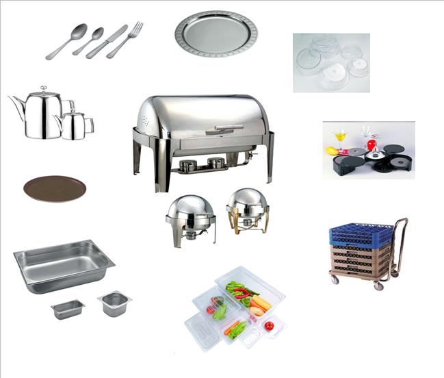 chafing dish, tea&amp;coffee ware, GN pans, barware,tableware,glass rack