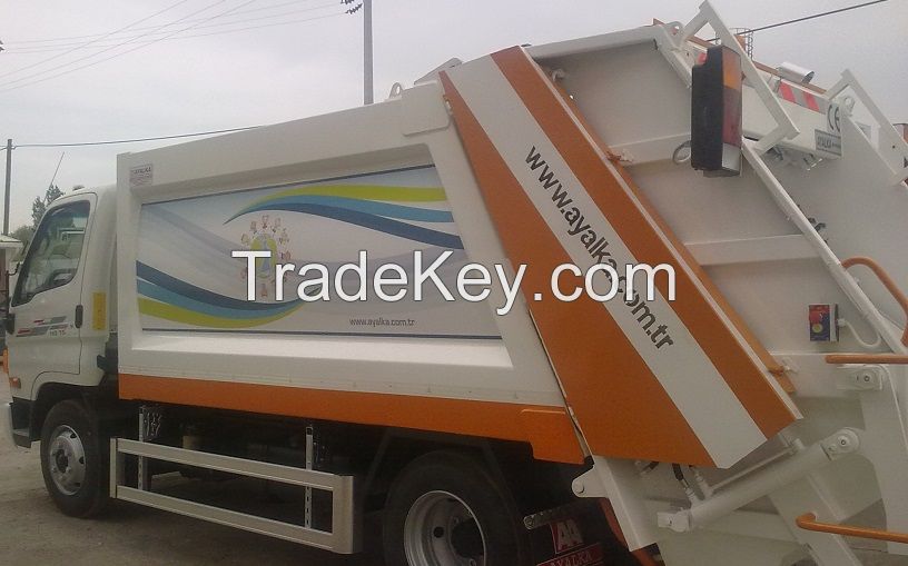 Transportable Refuse Compression Container