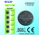 3.0V CR2032 Lithium Button Battery