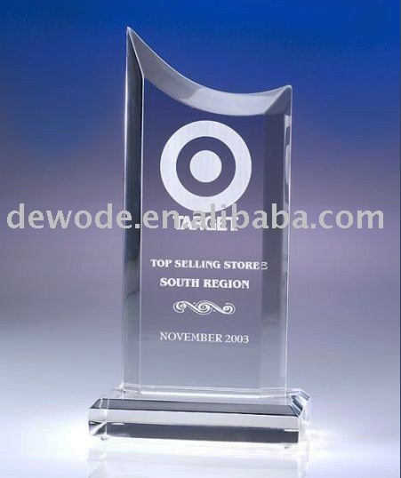Transparent Acrylic award