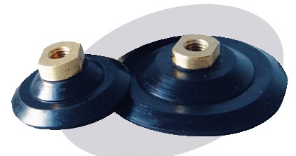 Rubber backing pads