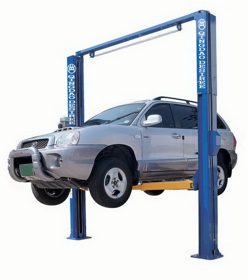 Two Post Double-cylinder Clear Floor  Hydraulic Lift