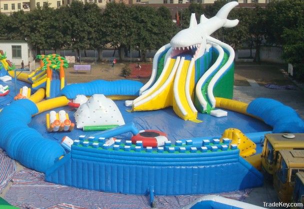 inflatable water parks/water games