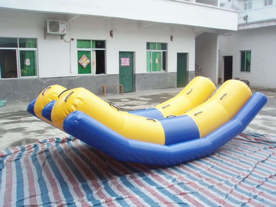 inflatable water seesaw, water teeter board, water revolution