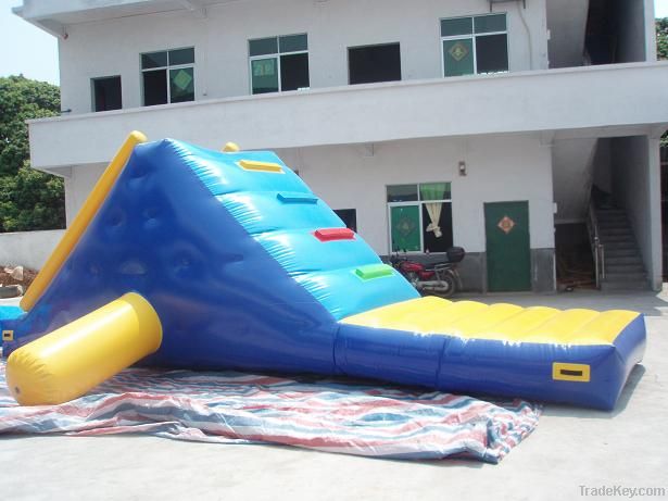 floating inflatable water slide