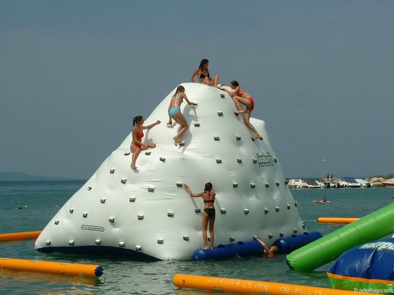 inflatable water iceberg, water climbing