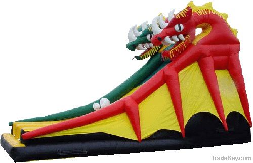 hot colorful large outdoor exciting inflatable slide