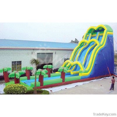 inflatable wave slide