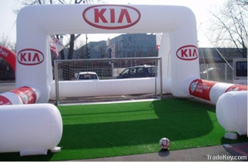 inflatable soccer goal kick