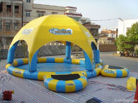 Inflatable Pool and Tent