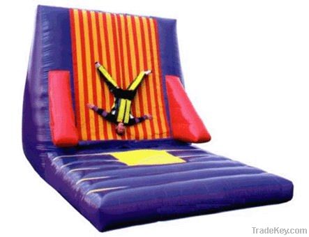 inflatable velcro wall sport game