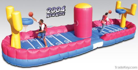 inflatable bungee basketball