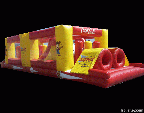 inflatable obstacles games