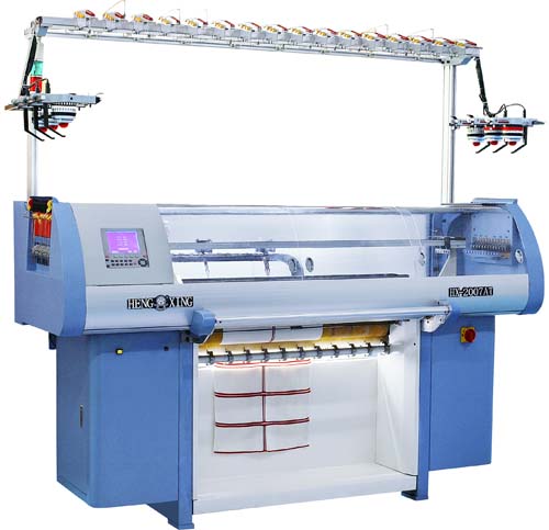 computerized flat knitting machine