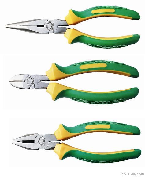 Combinatin plier, bolt cutter, pipe wrench