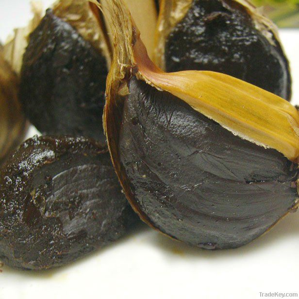 Organic black garlic