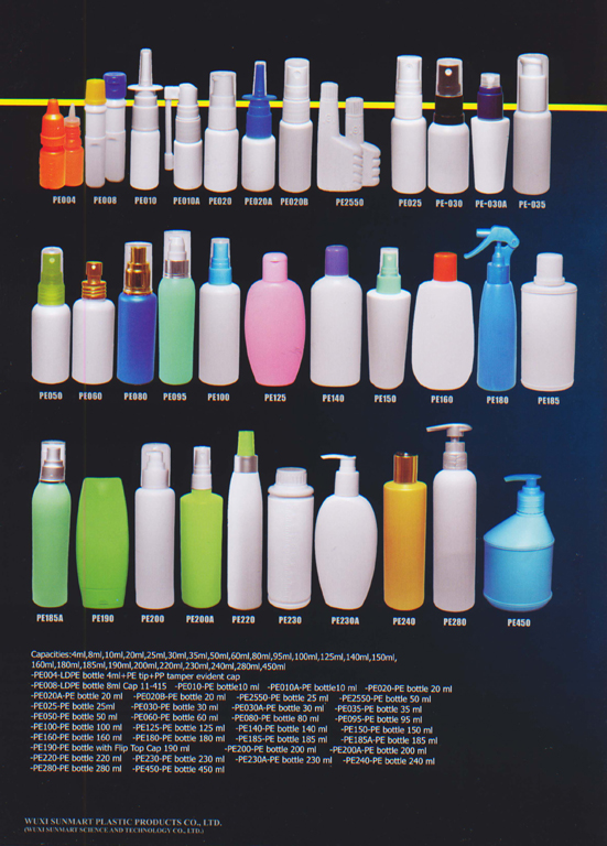 PET Cosmetic Bottles