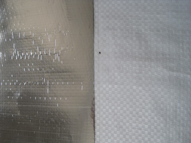 Double Sided Mylar Film Laminate Woven Fabric