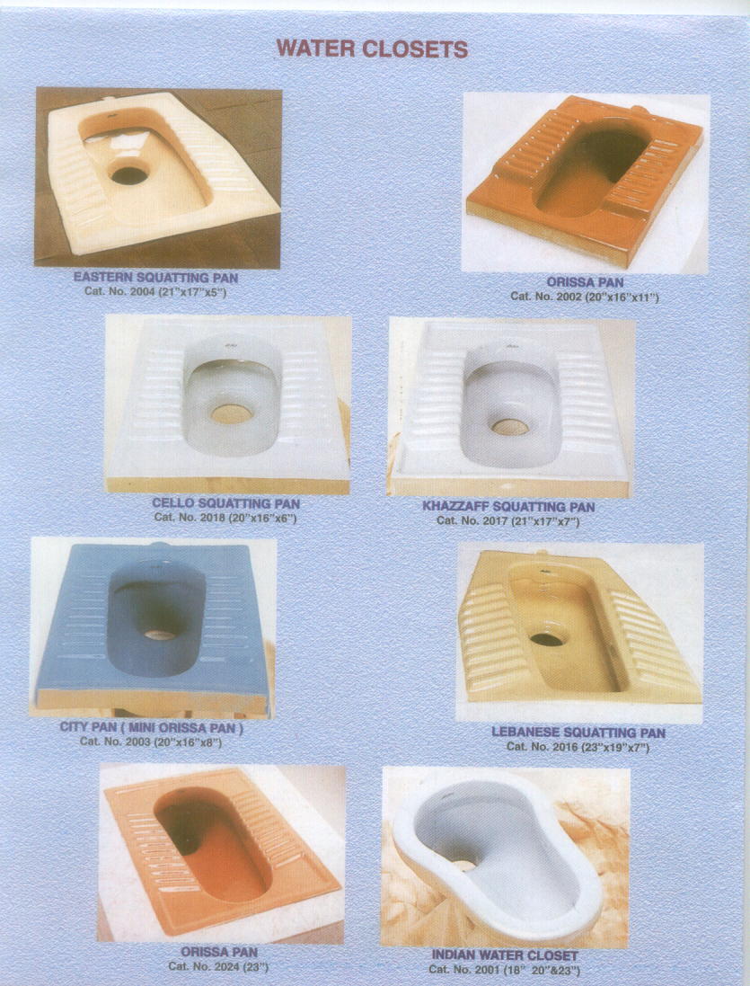 Sanitary WARES, CERAMIC TILES