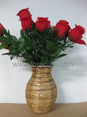 rattan vase, wicker vase, straw vase, new designed flower vase