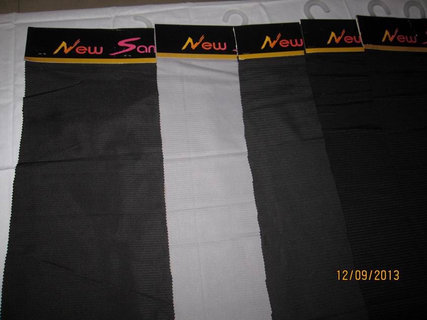  t/c polyester herringbone black ivory fabrics