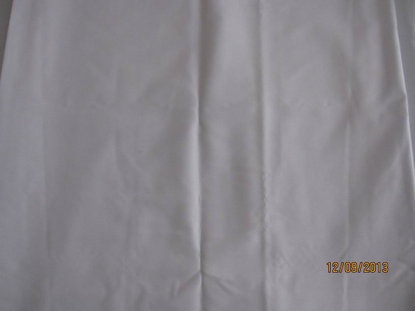 downproof fabric  100% cotton 40x40 133x100 white bleached 63&quot;