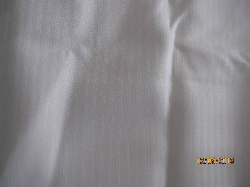 super wide width  fabrics 100% cotton 40x40 140x100 white bleached satin stripe 1cm 3cm