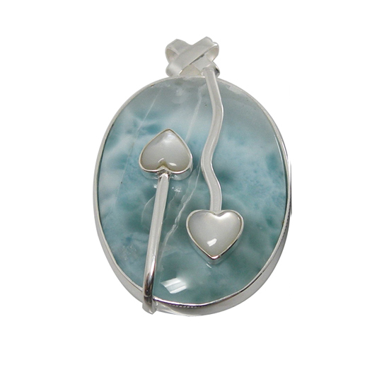 Larimar pendant