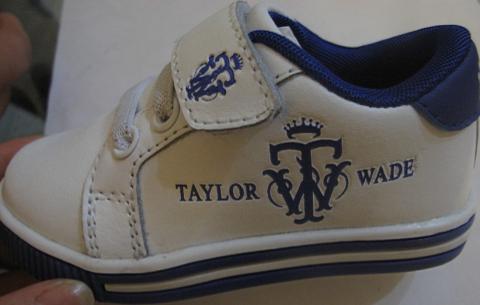 Taylor Wade Boys embossed Logo trainer